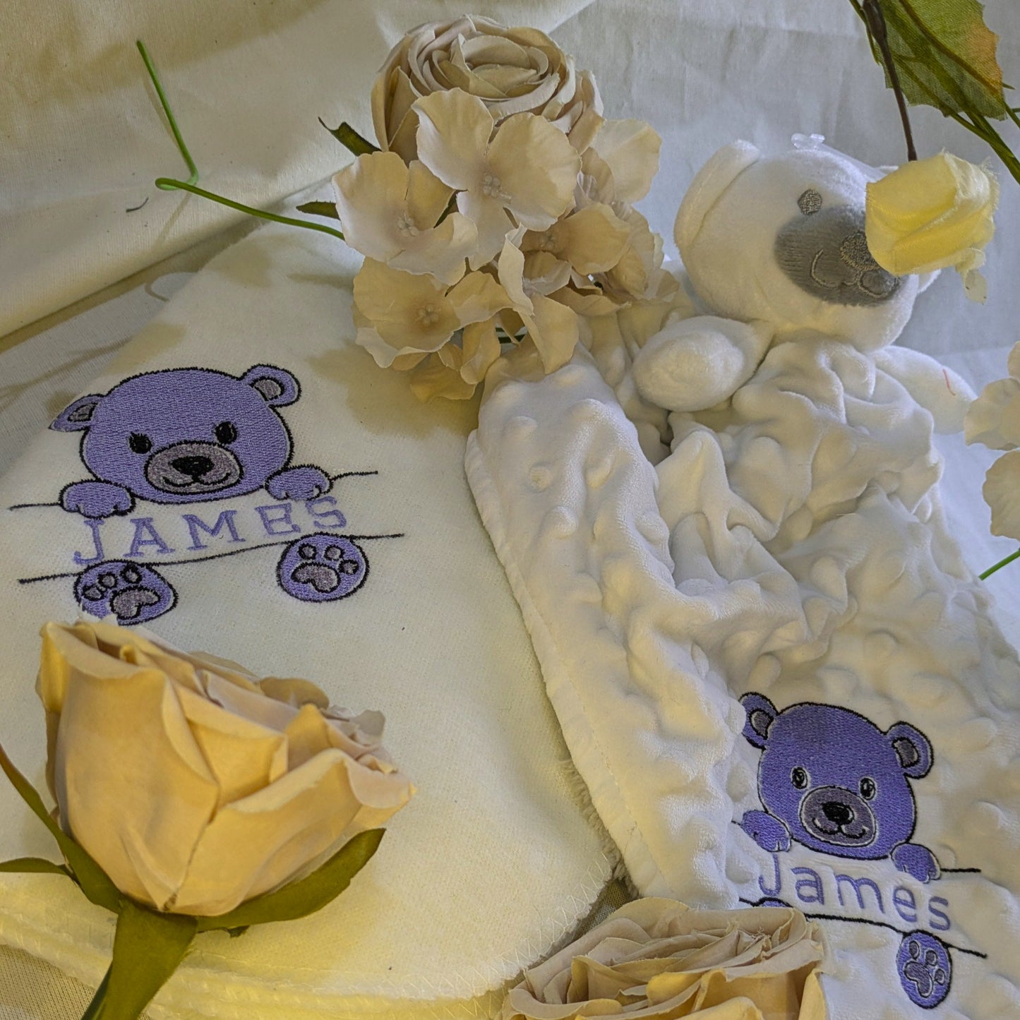 Personalized Super Soft Baby Swaddle Blanket