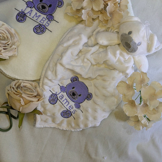 Personalized Baby Comforter for baby with customized name