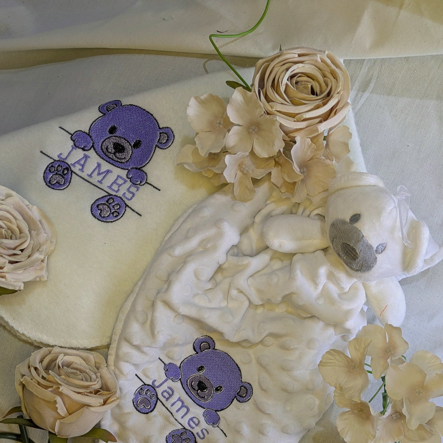 Personalized Super Soft Baby Swaddle Blanket