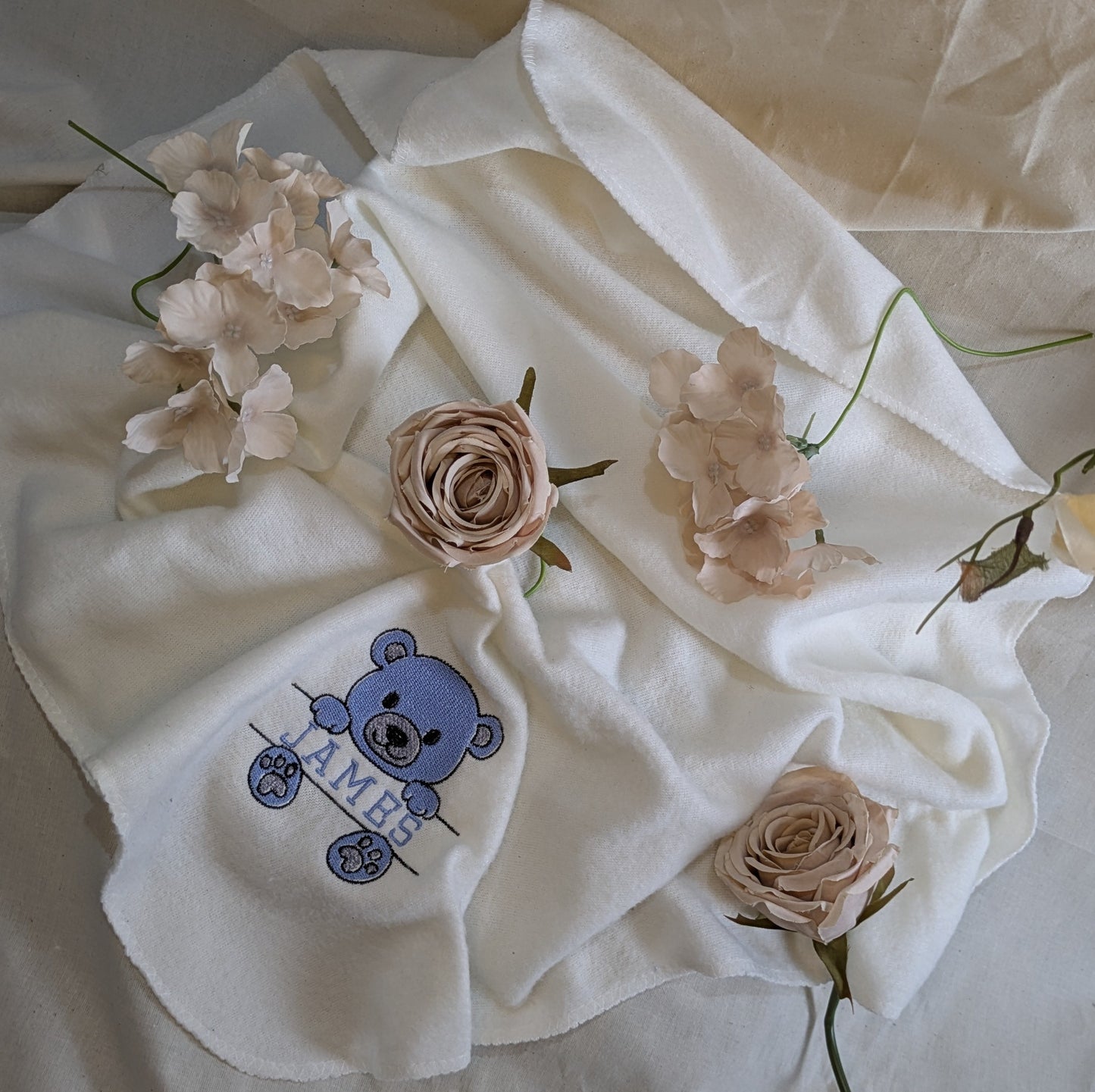 Personalized Super Soft Baby Swaddle Blanket