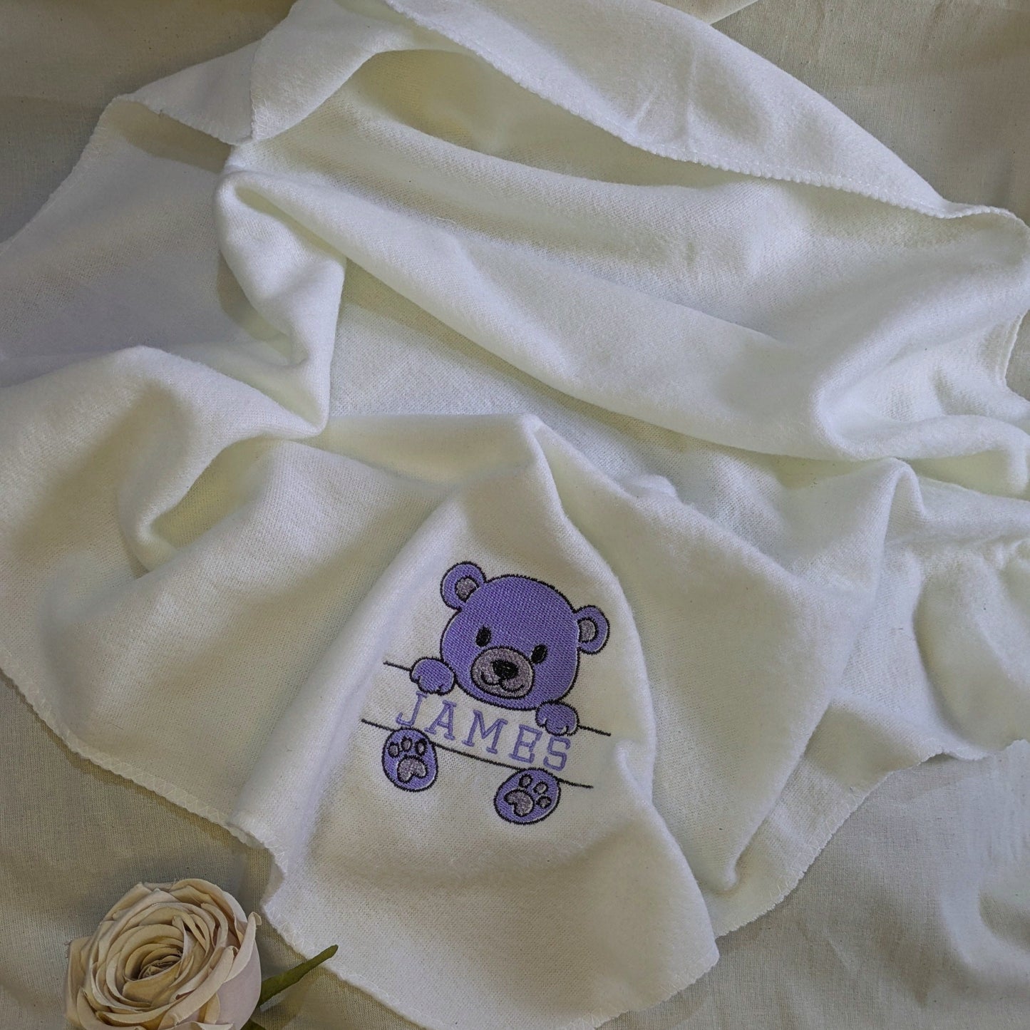 Personalized Super Soft Baby Swaddle Blanket