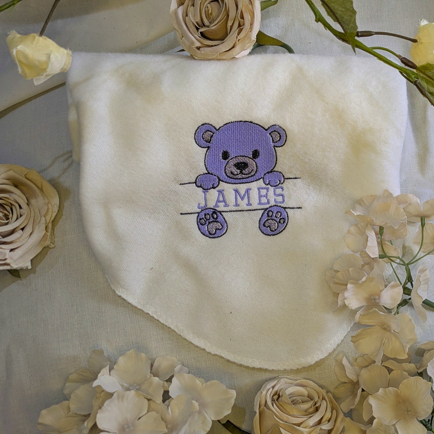 Personalized Super Soft Baby Swaddle Blanket