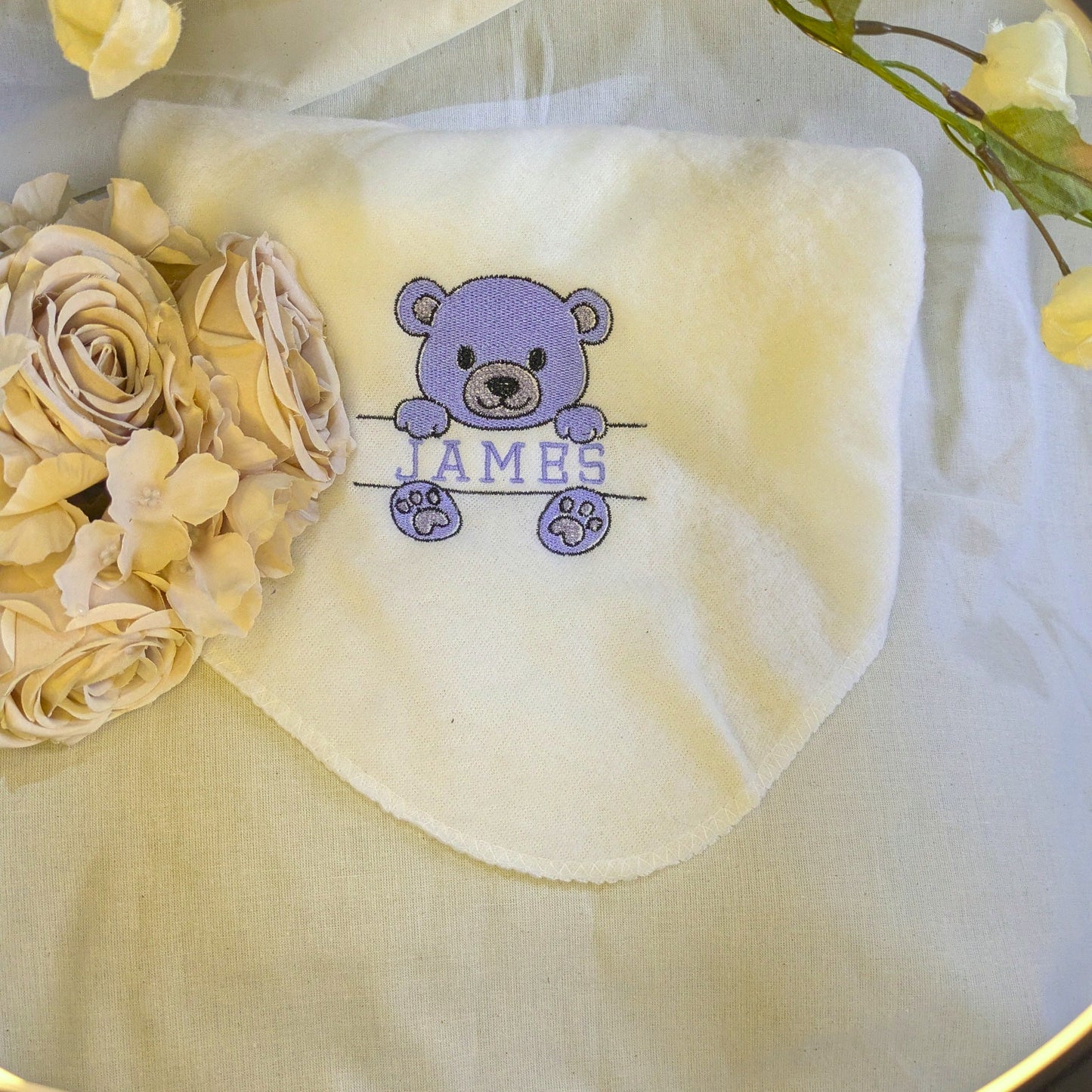 Personalized Super Soft Baby Swaddle Blanket